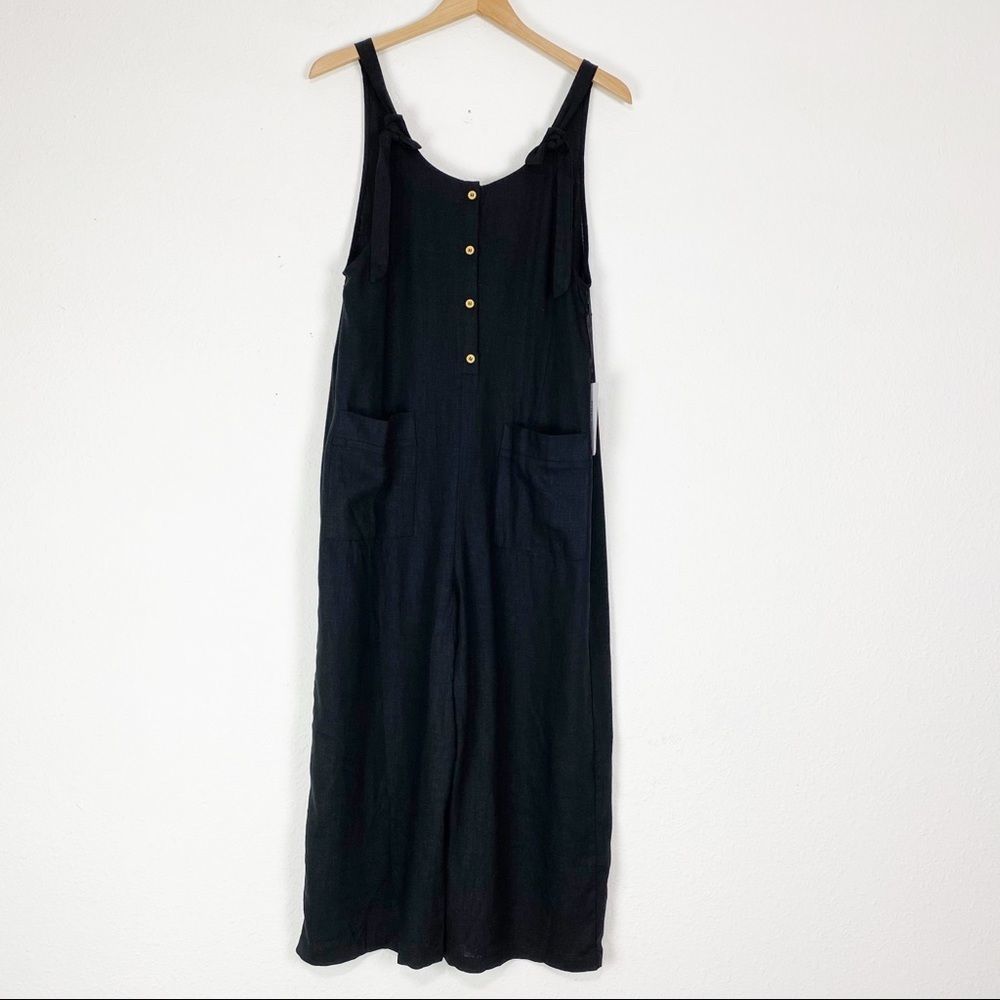 ✨Shinestar✨Comfy Pocketed Front Tie Overalls🔥 - Picture 1 of 9